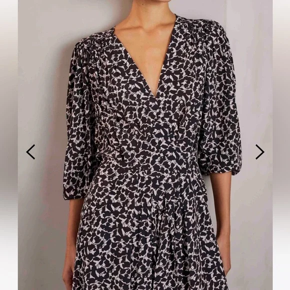 Isabel marant etoile arone long sleeve shirt dress